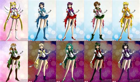 Eternal Sailor Scouts By Roseprincessmitia On DeviantArt