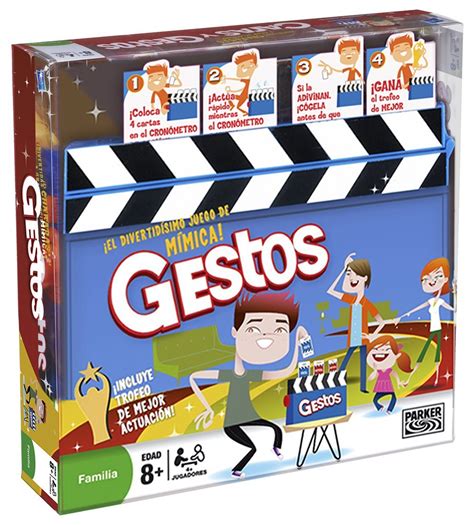 Intenta decir diferentes frases mientras usas el abre bocas que no te permitirá cerrar la boca. Gestos Juego de Mesa - Hasbro 04257 - 1001Juguetes