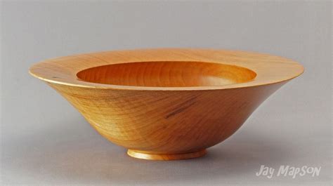Jay Mapson Turned This Maple Bowl With A Beautiful Ogee Form Wood