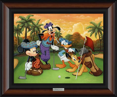 Tim Rogerson Fabulous Foursome Giclee On Canvas Disney Fine Art