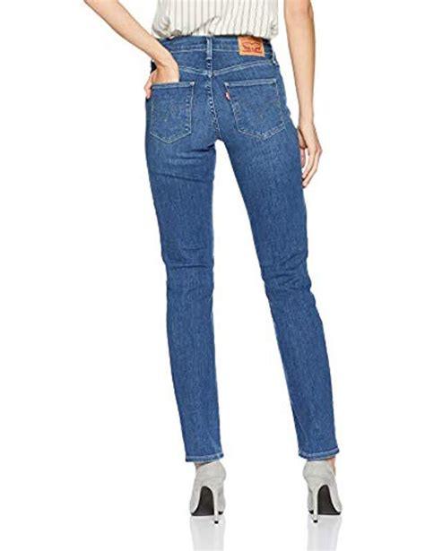 Lyst Levis Classic Mid Rise Skinny Jeans In Blue Save 20