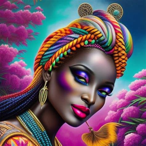 Portrait Of African Goddess Iii Ai Generated Artwork Nightcafe Creator