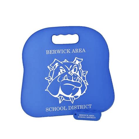Imprinted Therm A Seat Stadium Cushions With A Carrying Handle