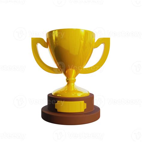 Gold Trophy Cup 3d 16621310 Png