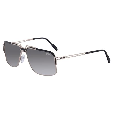 Cazal Vintage 9103 Legendary Black Silver Green Sunglasses Cazal Eyewear Avvenice