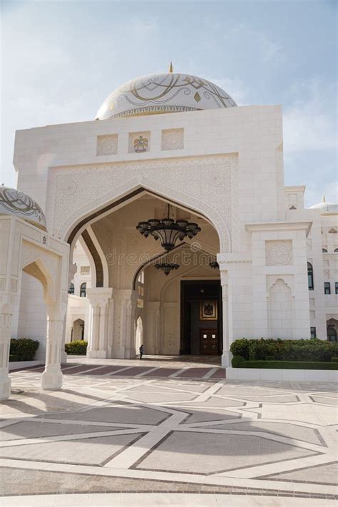 Presidential Palace Of The United Arab Emirates In Abu Dhabi Editorial