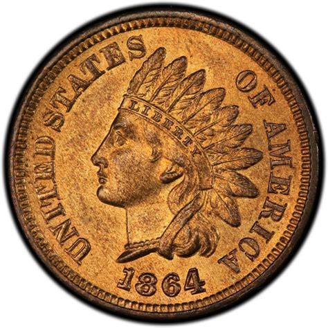 1864 Indian Head Pennies Values And Prices Past Sales