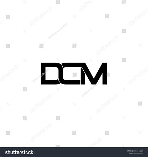 Dcm Letter Original Monogram Logo Design 库存矢量图（免版税）1994343224