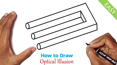 How To Draw Optical Illusions Step By Step Easy Optical Illusion