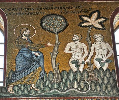 Adam And Eve In Art Мозаичное искусство Мозаика Соборы