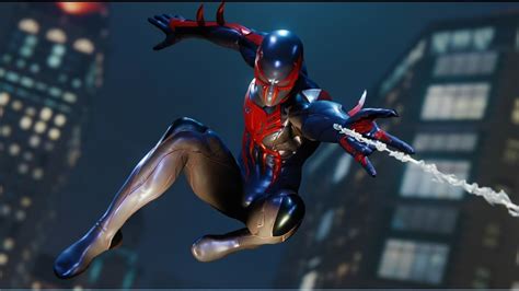Spider Man 2099 Black Suit Gameplay Spiderman Ps4 Youtube