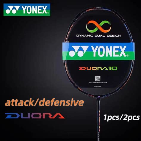 Original Yonex Badminton Racket Duora U G Full Carbon Fiber Single