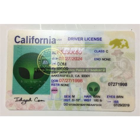 California Fake Id Real Idgod Official Fake Id Maker Website