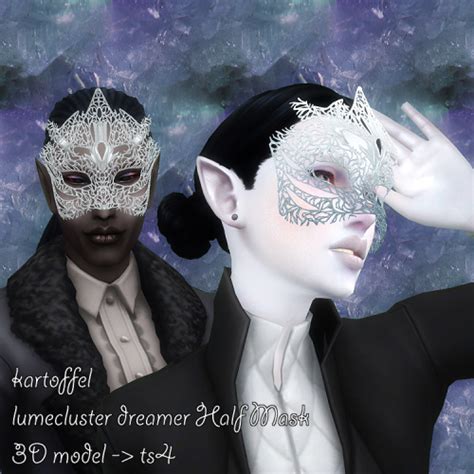 An unofficial subreddit devoted to discussing and sharing all things related to the sims 4!. Sims 4 CC's - The Best: Lumecluster Dreamer Half Mask by ...