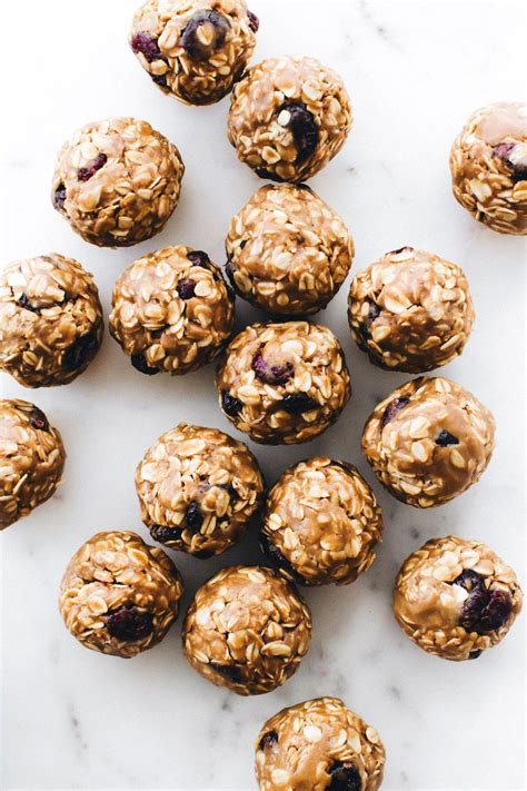 “no bake sunbutter energy balls” ingredients rolled oats dried cranberries or any dried fruit