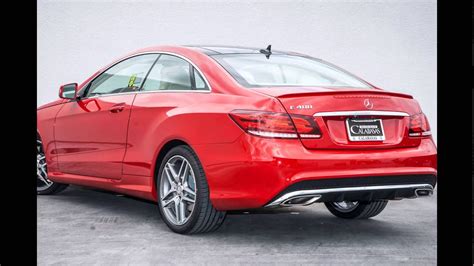 2016 Mercedes E400 Coupe Mars Red Youtube