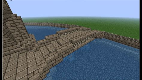 Minecraft Mini Tutorial Medieval River Bridge How To Build A Medieval