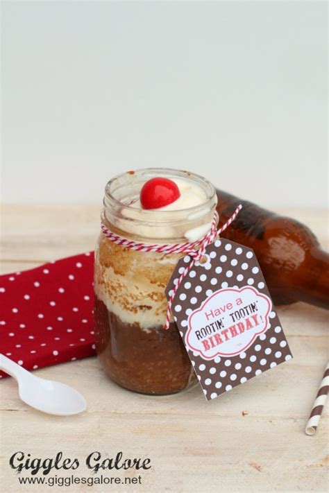 Root Beer Float Cake In A Jar Giggles Galore