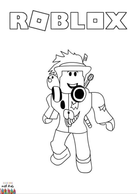Pin On Roblox Coloring Page