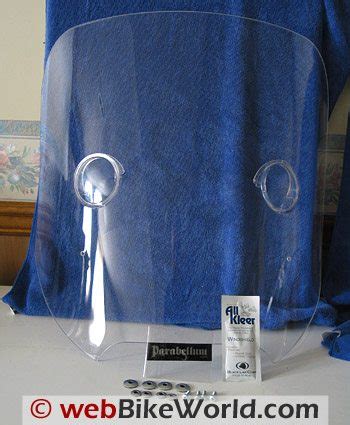 There are three bmw r1150r parabellum windshields for sale here that came with my bike. Parabellum Windshield - webBikeWorld