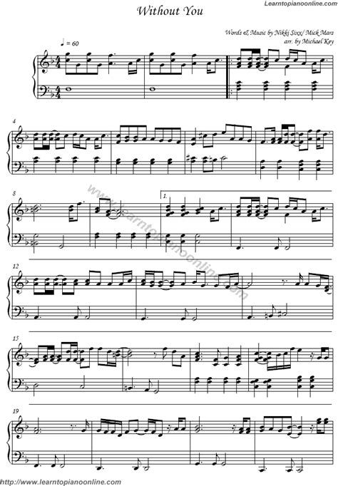 (haven't played piano in such a long time before this). Vision Of Love by Mariah Carey Free Piano Sheet Music ...