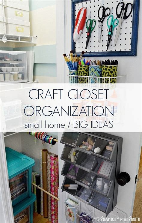 My Craft Closet Organization Tips And Ideas Part 2 Small Home Big