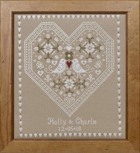 Go download that pattern and prepare to geek out over the beautiful wedding and all the television coverage that goes with it this weekend. Love Birds Wedding Sampler Cross Stitch Kit only £24.90