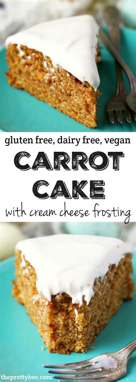 Simple Gluten Free Vegan Carrot Cake With Cream Cheese Frosting Anisa