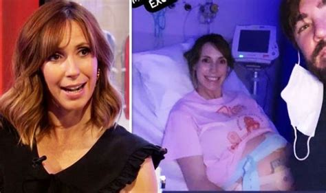 alex jones pregnant star being monitored in hospital with husband charlie by her side