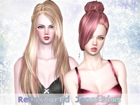 Butterflysims Hairs Retextured By Jenni Sims Sims Downloads Cc Caboodle Sims Sims