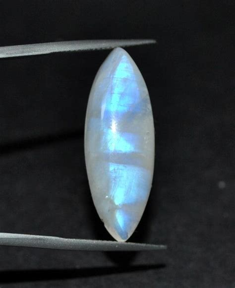 Rainbow Moonstone Cabochon Marquise Aaa 313 X 114 X 72 Mm Etsy