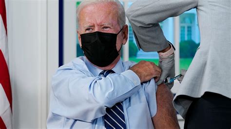 President Joe Biden Gets A Vaccine Booster Shot Covid Updates