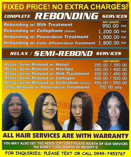 Why do women rebond their hair? Hair Rebonding / Relaxing - Nirwana Spa & Salon