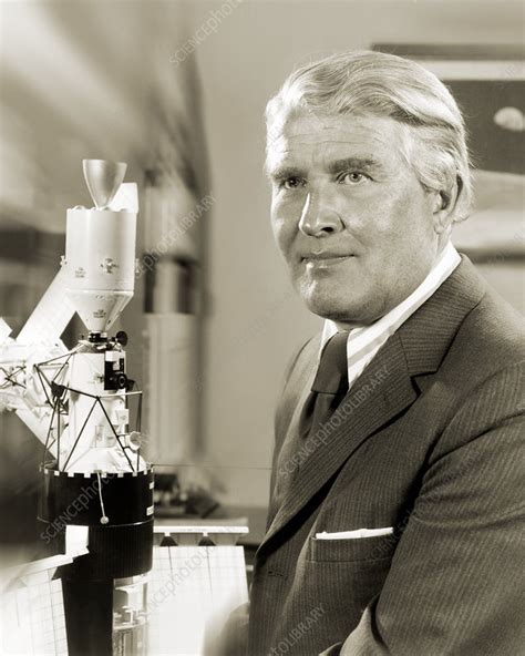 Wernher Von Braun German Rocket Pioneer Stock Image H4220159