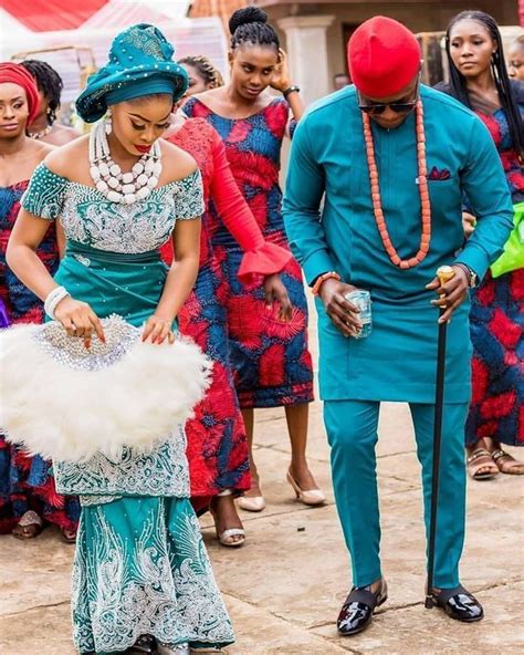 Beautiful Nigerian Traditional Wedding Asoebi Styles Isishweshwe African Traditional Wedding