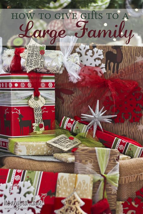 Start out with this gray wicker basket from walmart. How to Give Gifts for a Large Family | Family christmas ...