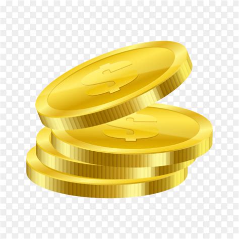 Illustration Of Gold Coins On Transparent Background Png Similar Png