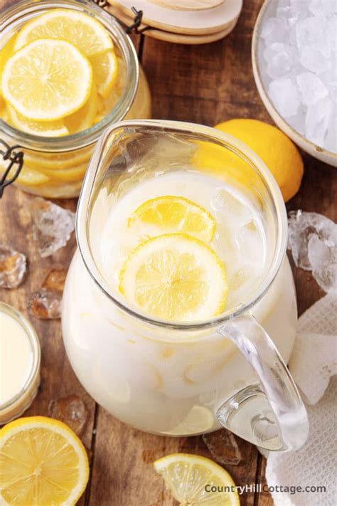 Creamy Lemonade With Condensed Milk