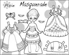 Paper Doll Coloring Pages To Download And Print For Free