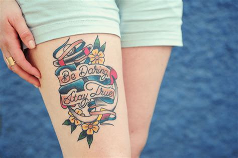 Top Tens Of All 30 Awe Inspiring Traditional Thigh Tattoos