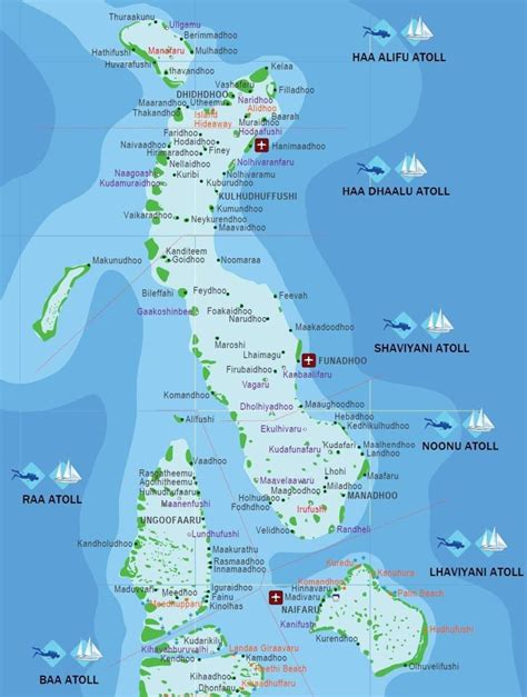 Maldives Map Of Islands