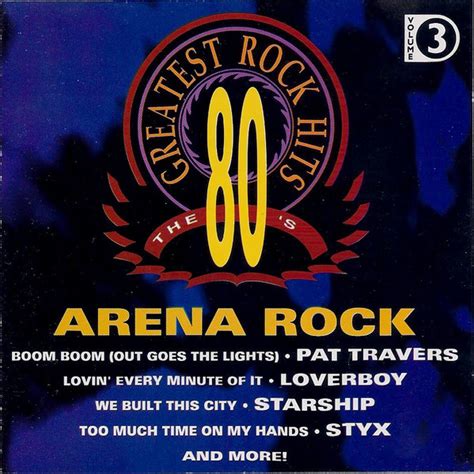 The 80s Greatest Rock Hits Arena Rock 1992 Cd Discogs
