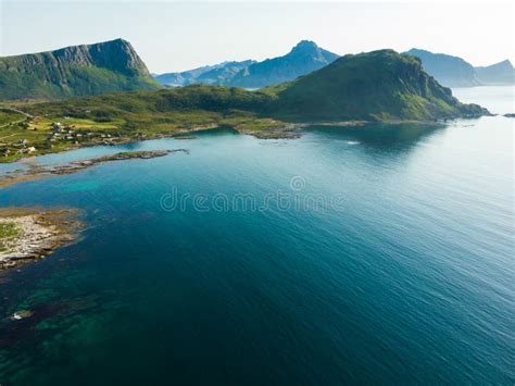 Seascape On Vestvagoy Island Lofoten Norway Stock Image Image Of