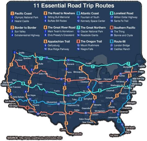 11 Essential Road Trip Routes ~ Roadkill Customs