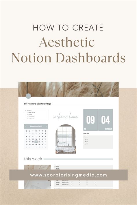 Five Notion Aesthetic Ideas For Your Dashboard