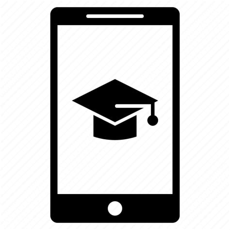 Academic program, education program, mobile, mobile learning, mobile study icon