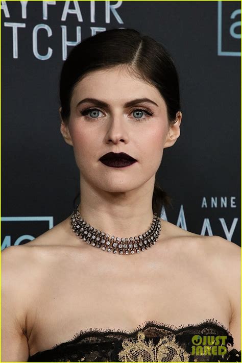 Alexandra Daddario Goes Gothic Chic At Mayfair Witches Premiere