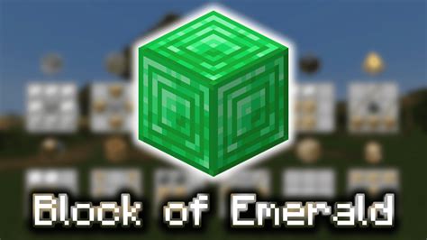 Block Of Emerald Wiki Guide 9minecraftnet