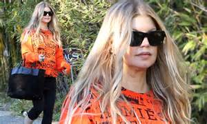 New Mum Fergie Calms Down Her Halloween Look On Thursday After A