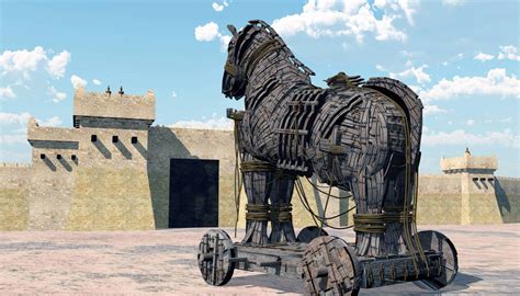 H The Legend Of The Trojan Horse